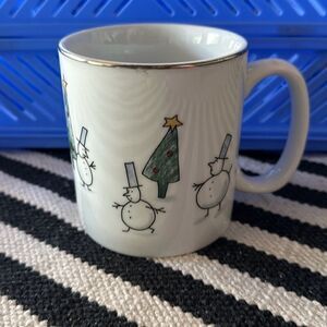 Eddie Bauer snowman Christmas Mug